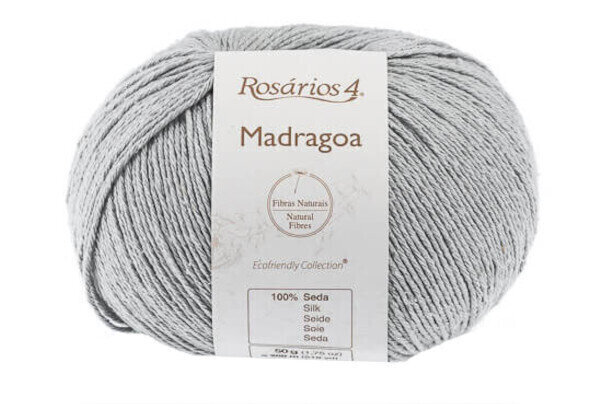 Fil à tricoter Rosários 4 Madragoa 17 Light Grey