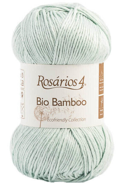 Knitting Yarn Rosários 4 Bio Bamboo 27 Mint