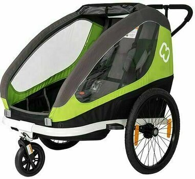 Gyerekülés és pótkocsi kerékpárokhoz Hamax Traveller Green/Grey Gyerekülés és pótkocsi kerékpárokhoz - 1