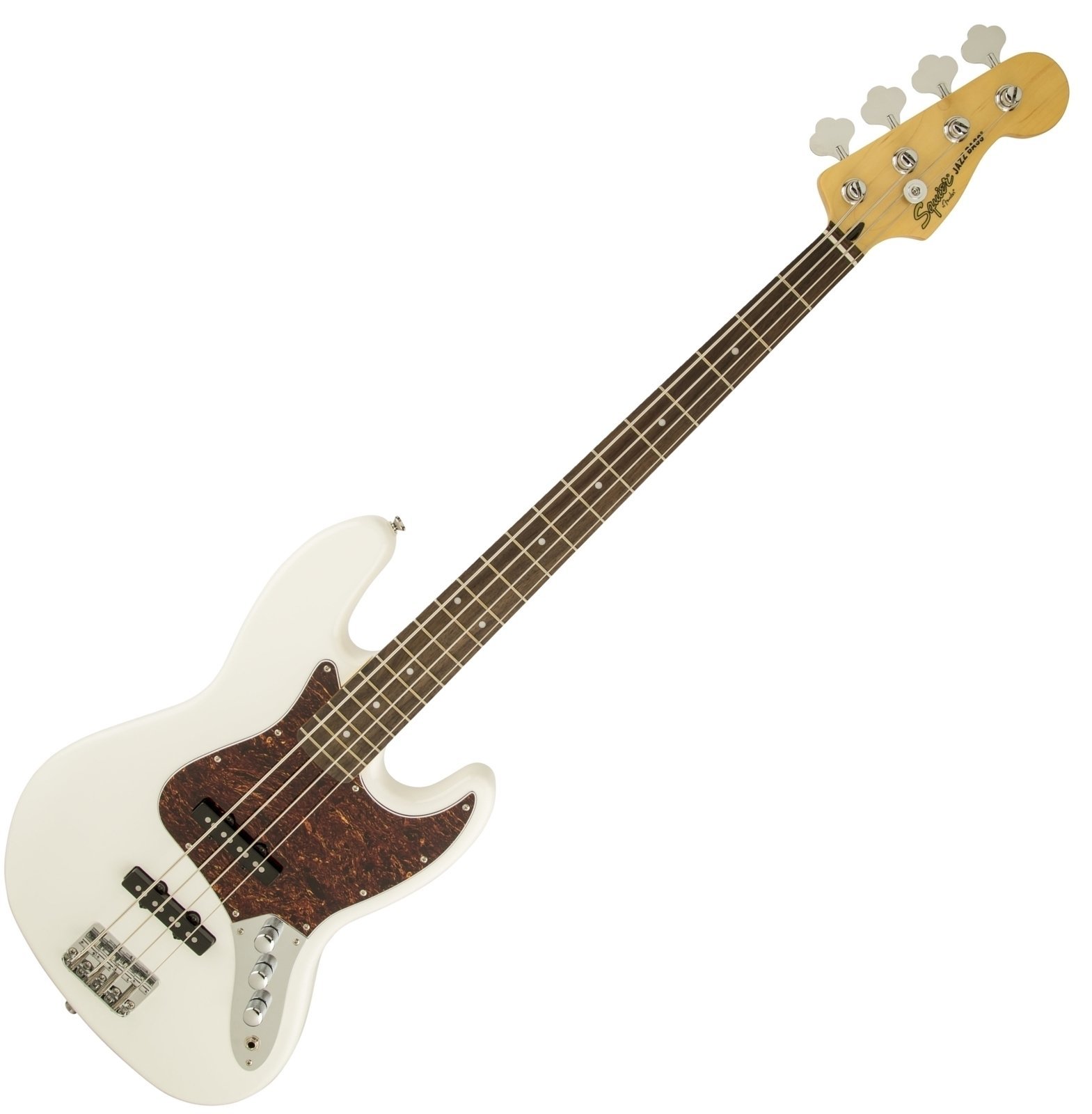 4-strängad basgitarr Fender Squier Vintage Modified Jazz Bass IL Olympic White