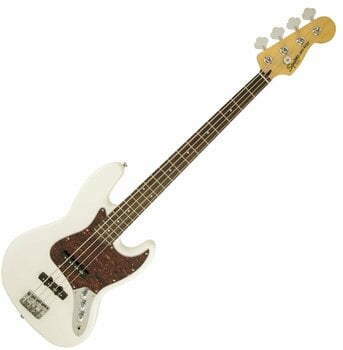 4-string Bassguitar Fender Squier Vintage Modified Jazz Bass IL Olympic White - 1