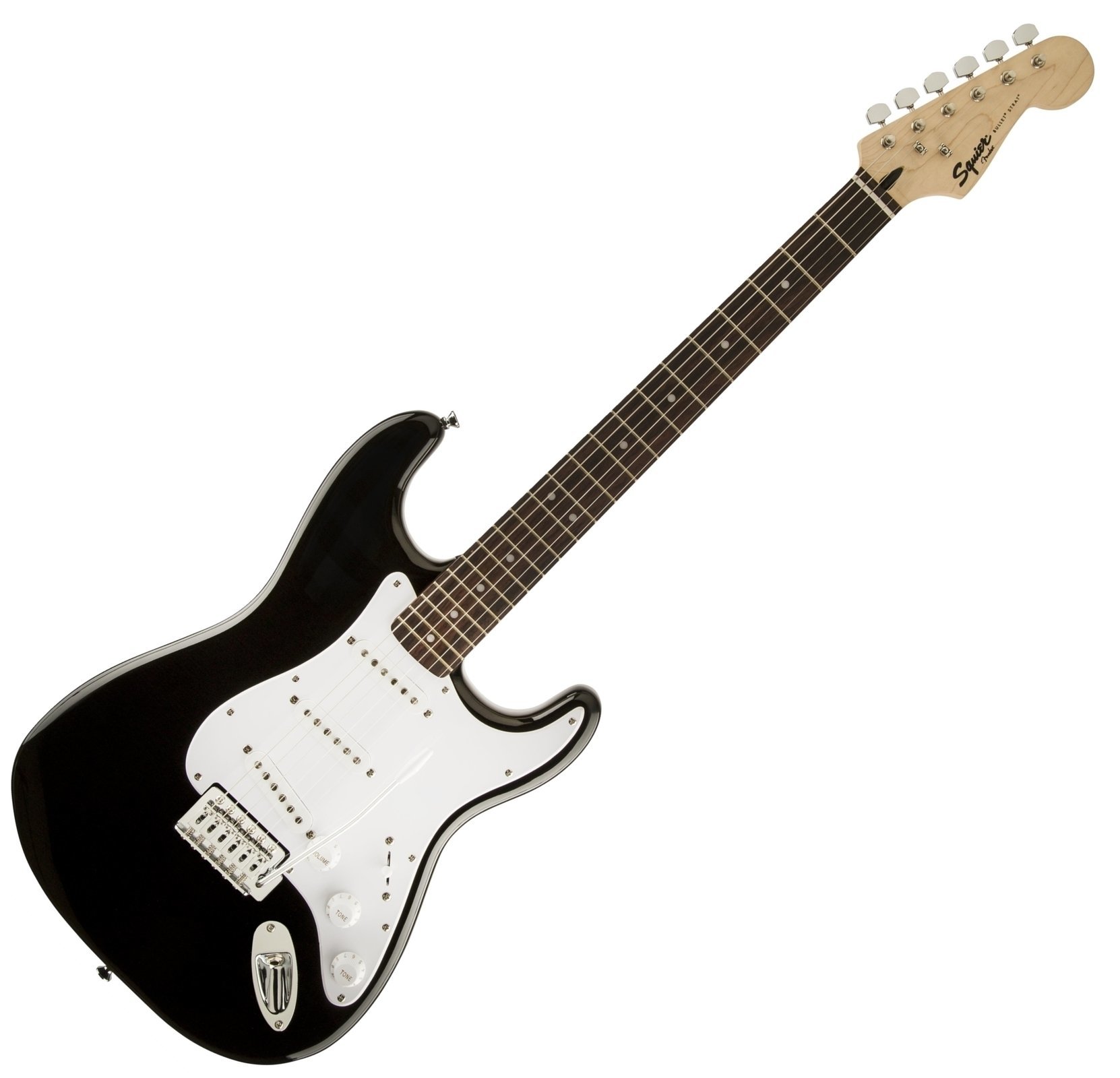 Electric guitar Fender Squier Bullet Stratocaster Tremolo IL Black