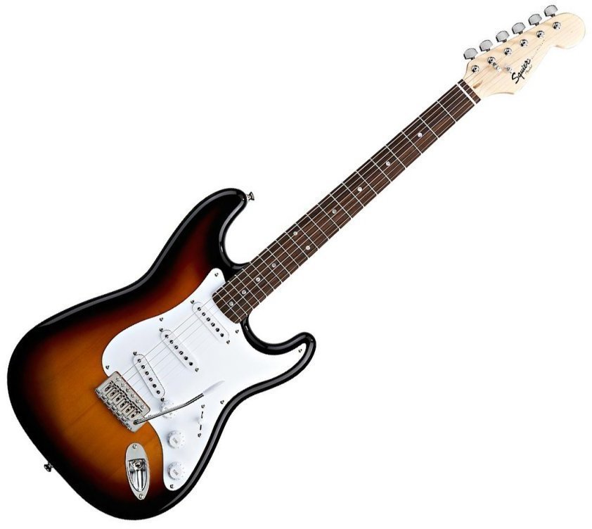 Electric guitar Fender Squier Bullet Stratocaster Tremolo IL Brown Sunburst
