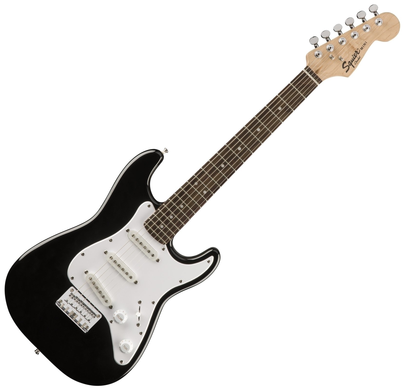 Chitară electrică Fender Squier Mini Stratocaster V2 IL Black