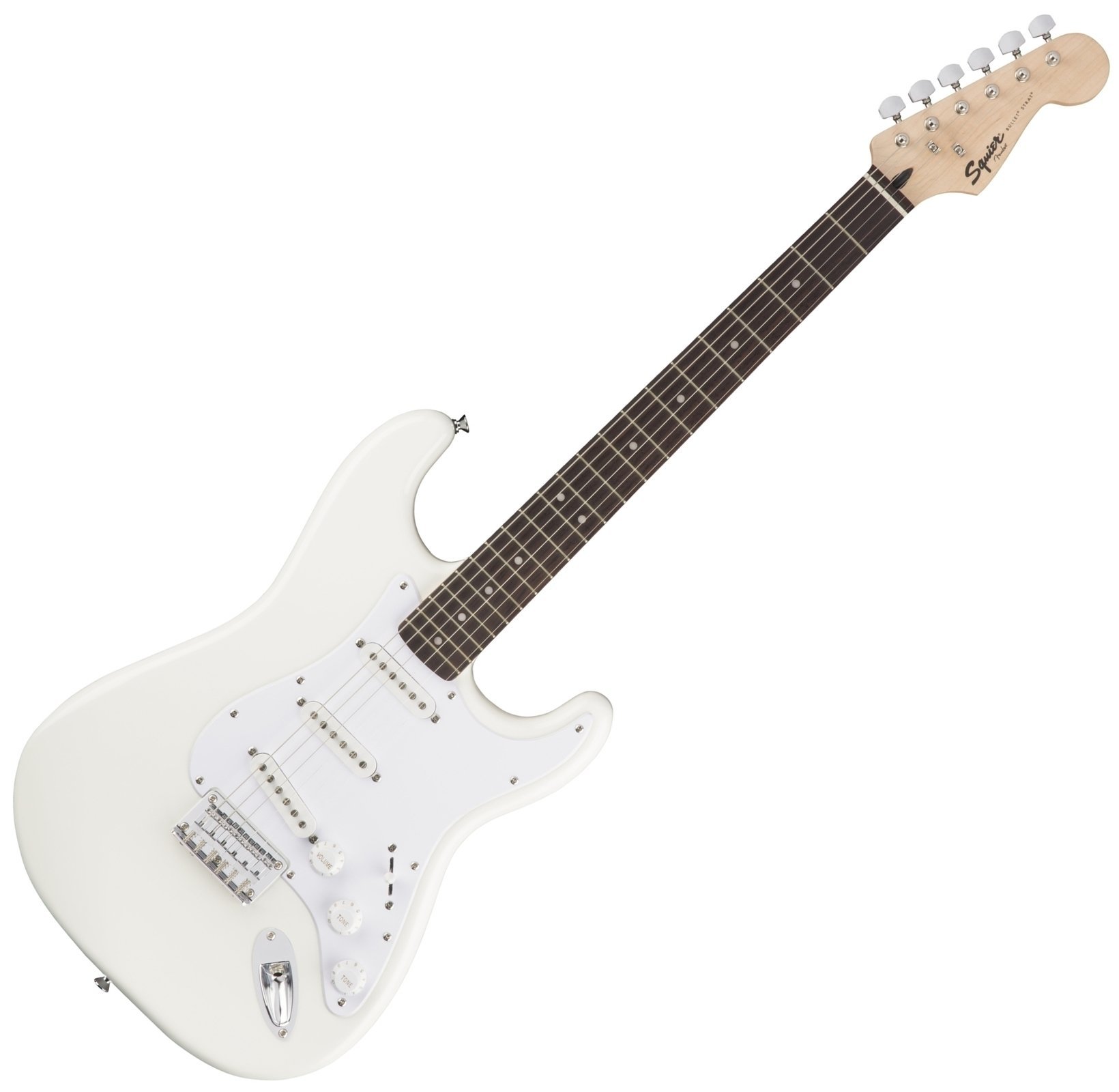 Electric guitar Fender Squier Bullet Stratocaster HT IL Arctic White