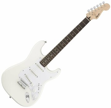 Електрическа китара Fender Squier Bullet Stratocaster HT IL Arctic White - 1