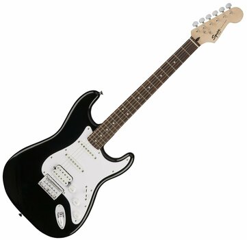 E-Gitarre Fender Squier Bullet Stratocaster HSS HT IL Schwarz - 1