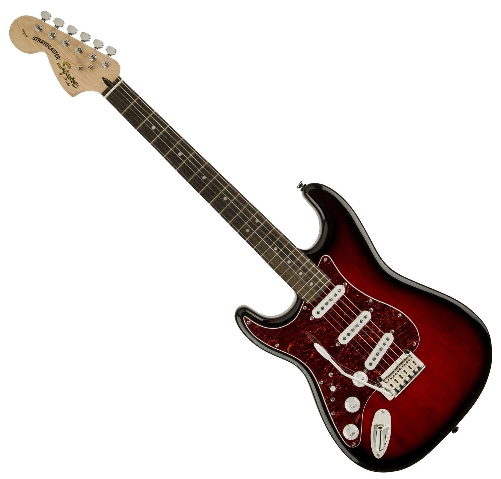 Guitarra eléctrica Fender Squier Standard Stratocaster LH IL Antique Burst