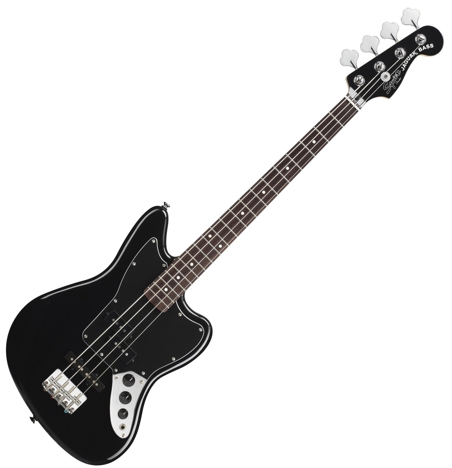 4-string Bassguitar Fender Squier Vintage Modified Jaguar Bass Special SS IL Black