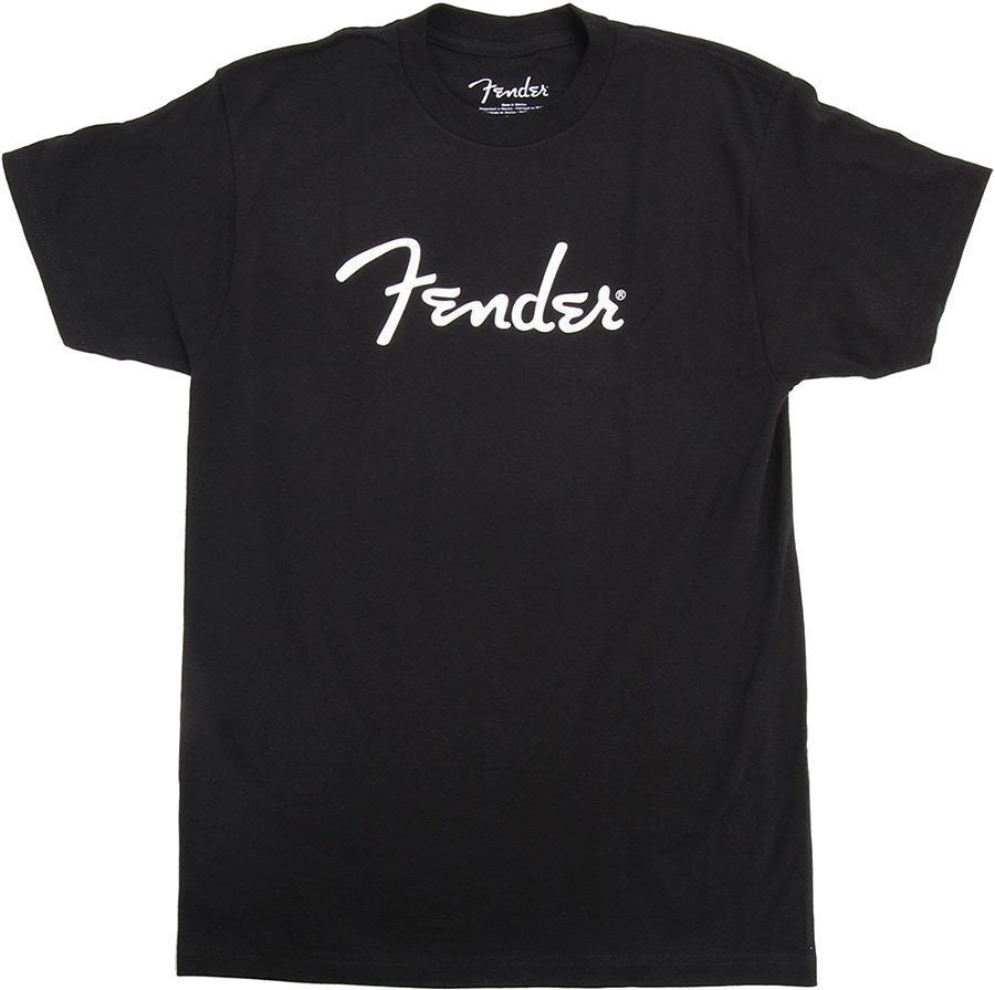Skjorte Fender Skjorte Spaghetti Logo Black S