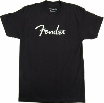 Skjorte Fender Skjorte Spaghetti Logo Black S - 1