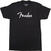 T-Shirt Fender T-Shirt Spaghetti Logo Black 2XL