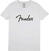 Skjorta Fender Skjorta Spaghetti Logo White 2XL