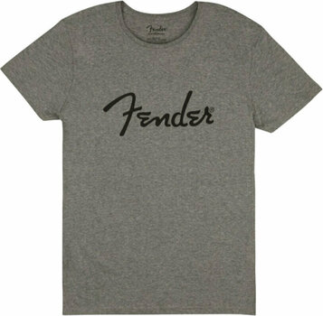 T-shirt Fender T-shirt Spaghetti Logo Gris M - 1