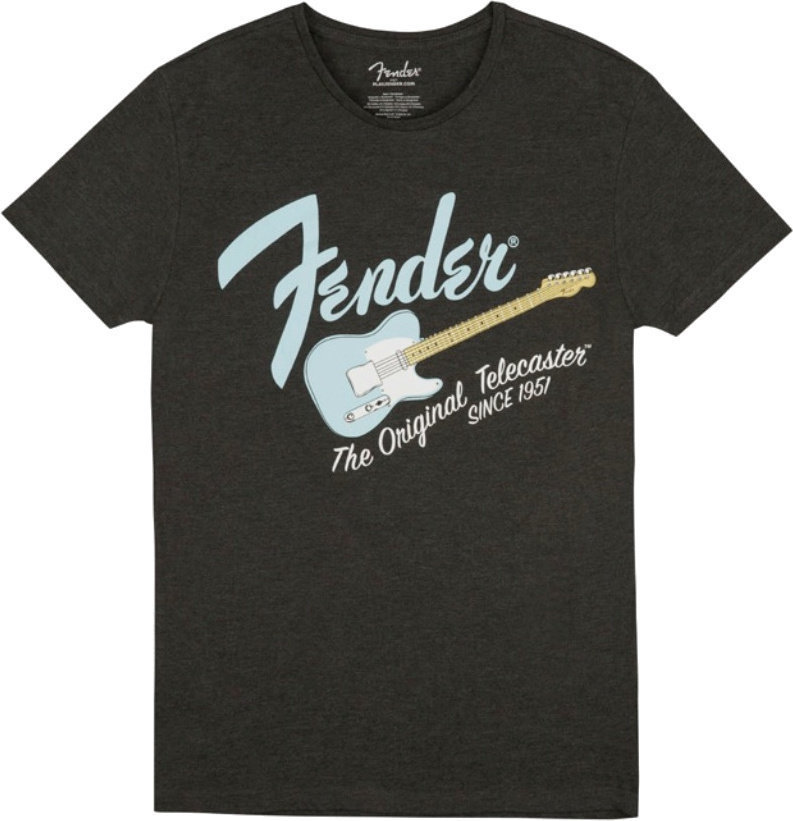 T-shirt Fender Original Telecaster Dark Grey/Sonic Blue S T-shirt