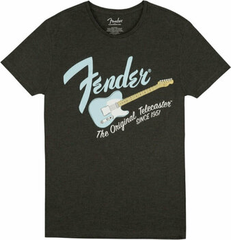 T-shirt Fender Original Telecaster Dark Grey/Sonic Blue S T-shirt - 1