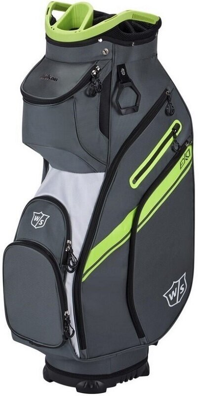 Golf Bag Wilson Staff Exo II Charcoal/Lime Golf Bag
