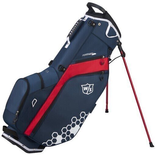 Чантa за голф Wilson Staff Feather Navy/White/Red Чантa за голф