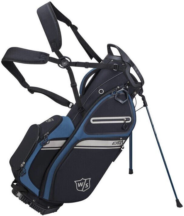 Golftaske Wilson Staff Exo II Black/Blue Golftaske