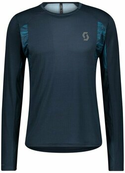 Bežecké tričko s dlhým rukávom Scott Shirt Trail Run Midnight Blue/Atlantic Blue M Bežecké tričko s dlhým rukávom - 1