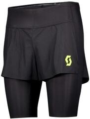 Running shorts Scott Hybrid Shorts RC Run Kinetech Black/Yellow L Running shorts