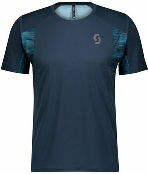 Majica za trčanje s kratkim rukavom Scott Shirt Trail Run Midnight Blue/Atlantic Blue S