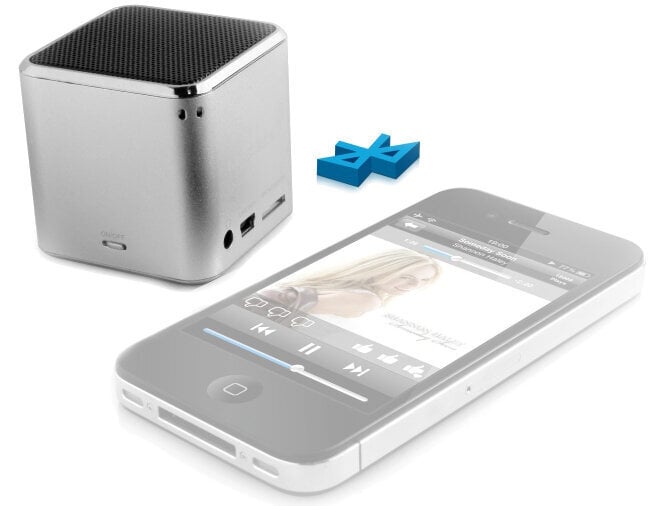 portable Speaker Technaxx Mini MusicMan Silver
