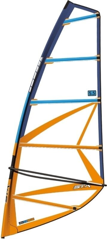 Żagiel do paddleboardu STX Żagiel do paddleboardu HD20 Rig 4,5 m² Niebieski-Pomarańczowy