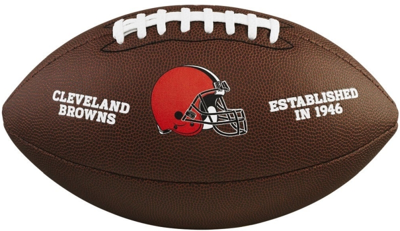 Logo Cleveland Browns Mini Size Composite Football