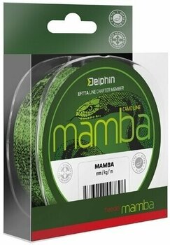 Vlasec, šňůra Delphin Mamba Feeder Camouflage 0,18 mm 6,3 lbs 300 m