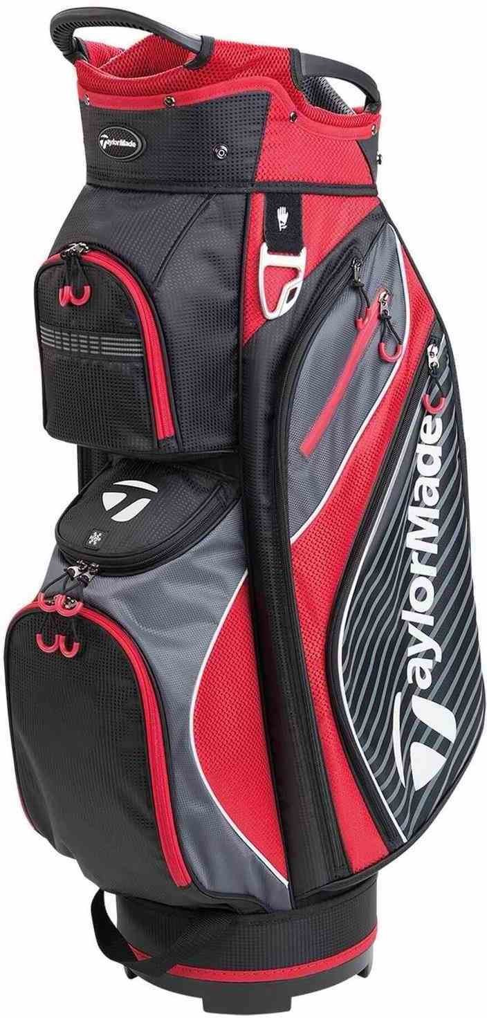 Golflaukku TaylorMade Classic Black/Charcoal/Red Cart Bag 2018