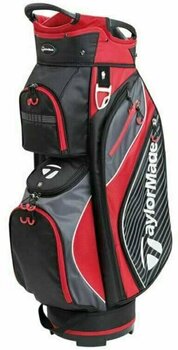 Bolsa de golf TaylorMade Pro Cart 6 Black/Charcoal/Red Cart Bag 2018 - 1