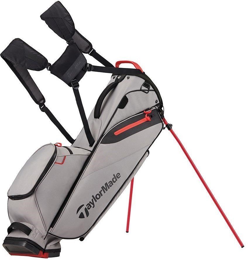 Golf Bag TaylorMade Flextech Lite Gray/Red Stand Bag 2017