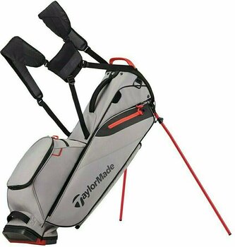 Golftaske TaylorMade Flextech Lite Gray/Red Stand Bag 2017 - 1