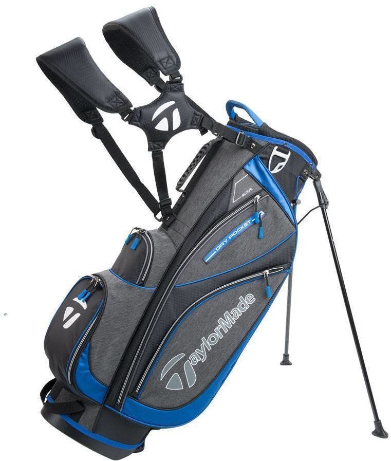 Чантa за голф TaylorMade Classic Black/Charcoal/Black Stand Bag