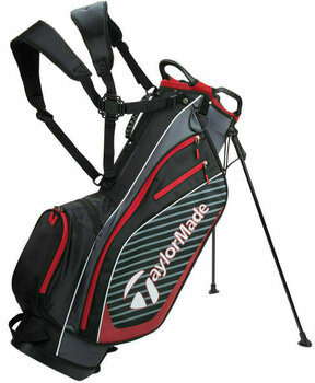 Golftaske TaylorMade Pro 6.0 Black/Charcoal/Red Stand Bag - 1