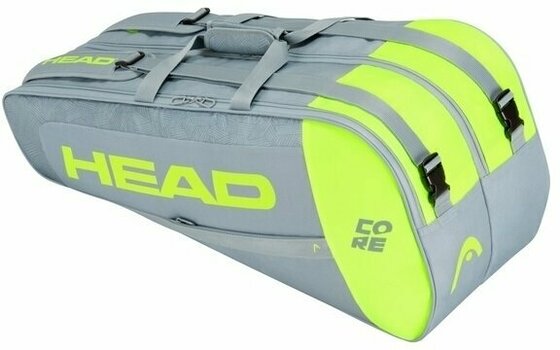 Tennis Bag Head Core 6 Green/Neon Yellow Tennis Bag - 1