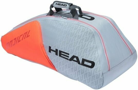 Tenisová taška Head Radical 9R Supercombi Bag Grey/Orange - 1
