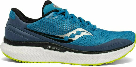 Cobalt/Storm Saucony Triumph 18 Men's Road Running Shoes 