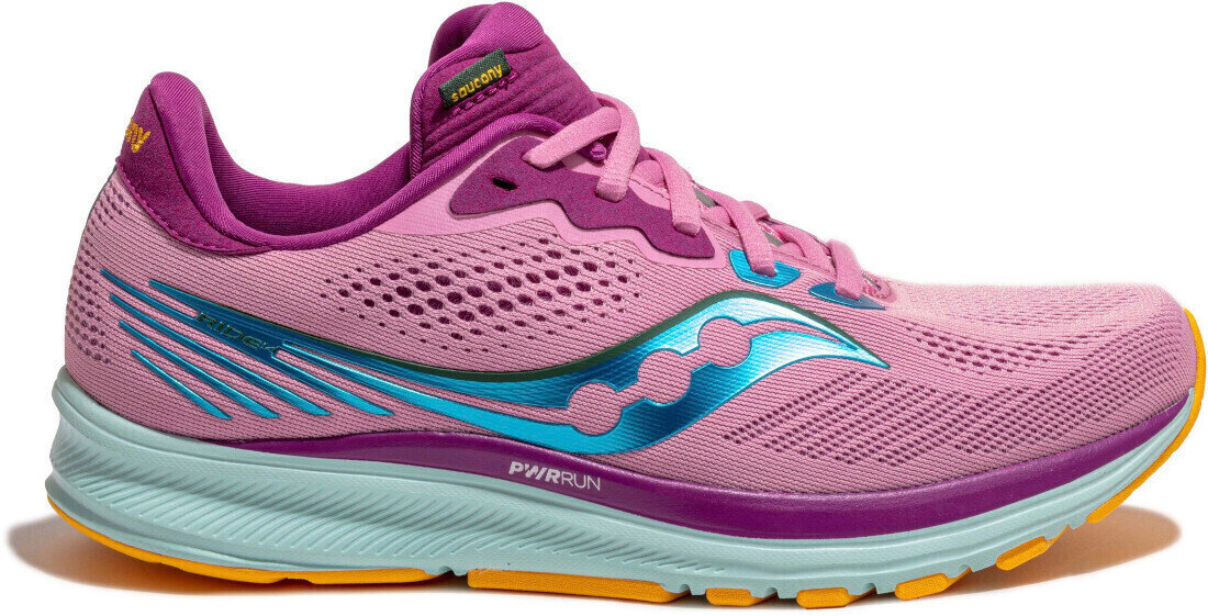 Løbesko til vej og asfalt Saucony Ride 14 Future Pink 40 Løbesko til vej og asfalt