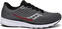 Scarpe da corsa su strada Saucony Ride 13 Charcoal/Red 40,5 Scarpe da corsa su strada