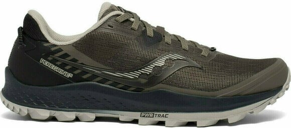 Trail running shoes Saucony Peregrine 11 Gravel/Black 44 Trail running shoes - 1