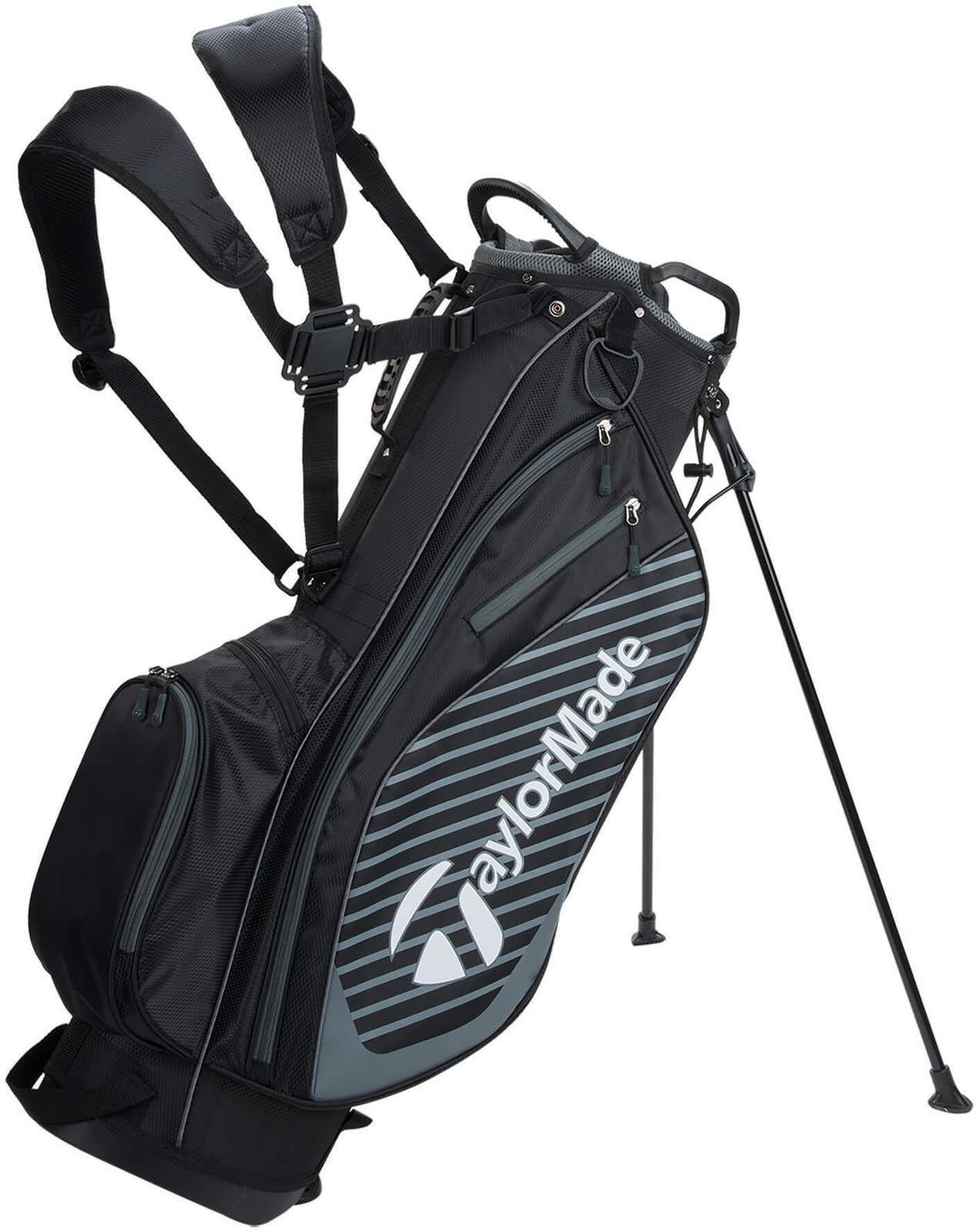 Golfmailakassi TaylorMade Pro 6.0 Black/Charcoal Stand Bag