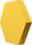 Absorberande skumplastpaneler Mega Acoustic HEXAPET GP11 Yellow