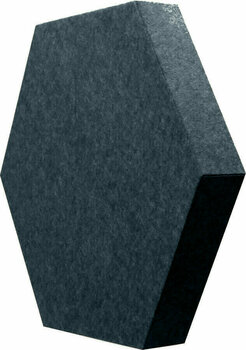 Absorbent Schaumstoffplatte Mega Acoustic HEXAPET GP18 Dark Gray - 1
