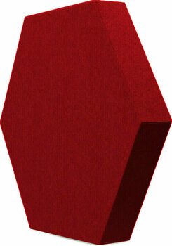 Panneau de mousse absorbant Mega Acoustic HEXAPET GP25 Dark Red - 1