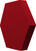 Absorbent Schaumstoffplatte Mega Acoustic HEXAPET GP25 Dark Red