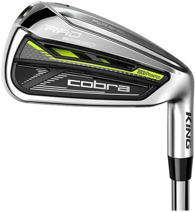 Kij golfowy - želazo Cobra Golf King RadSpeed Irons 5PWSW Right Hand Steel Regular