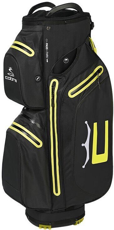 Golflaukku Cobra Golf Ultradry Pro Musta-Yellow Golflaukku