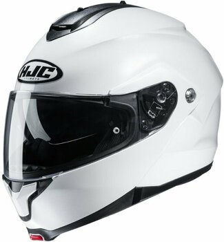 Helmet HJC C91 Metal Pearl White M Helmet - 1